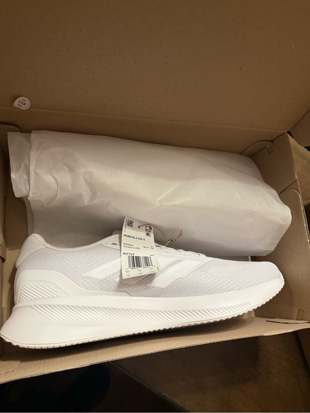 Nike White RUNFALCON 5